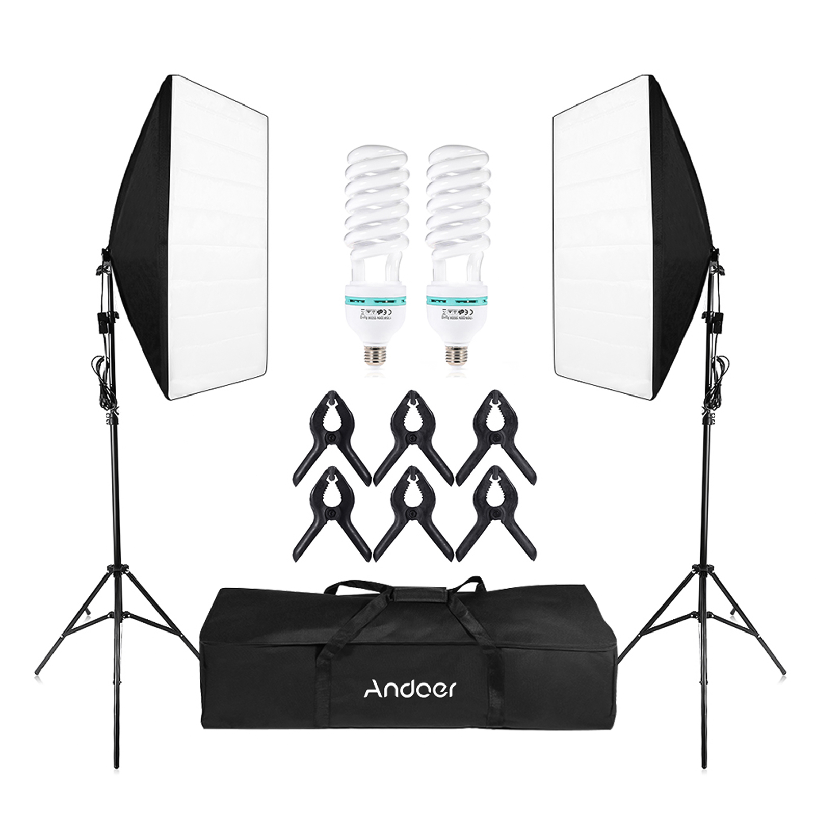 135W Softbox Lighting Stand Kit Photography Studio Photo Video+2M Light Stand UK 135W Softbox Lighting Stand Kit Photography Studio Photo Video+2M Light Stand UK